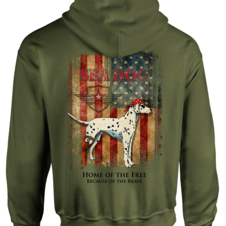 Grunge Flag Hooded Sweater