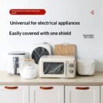 가전용 대형 방수 보호 커버｜먼지·물기 차단｜전자레인지·밥솥 겸용 일회용 필름