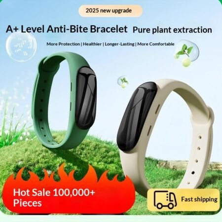 666-Plant-based Mosquito Repellent Essential Oil Sports Bracelet, Fishing and Camping Outdoor Mosquito Repellent Magic Bracelet, Available for Adults as a Wristband